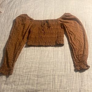 American Eagle Crop Top Blouse